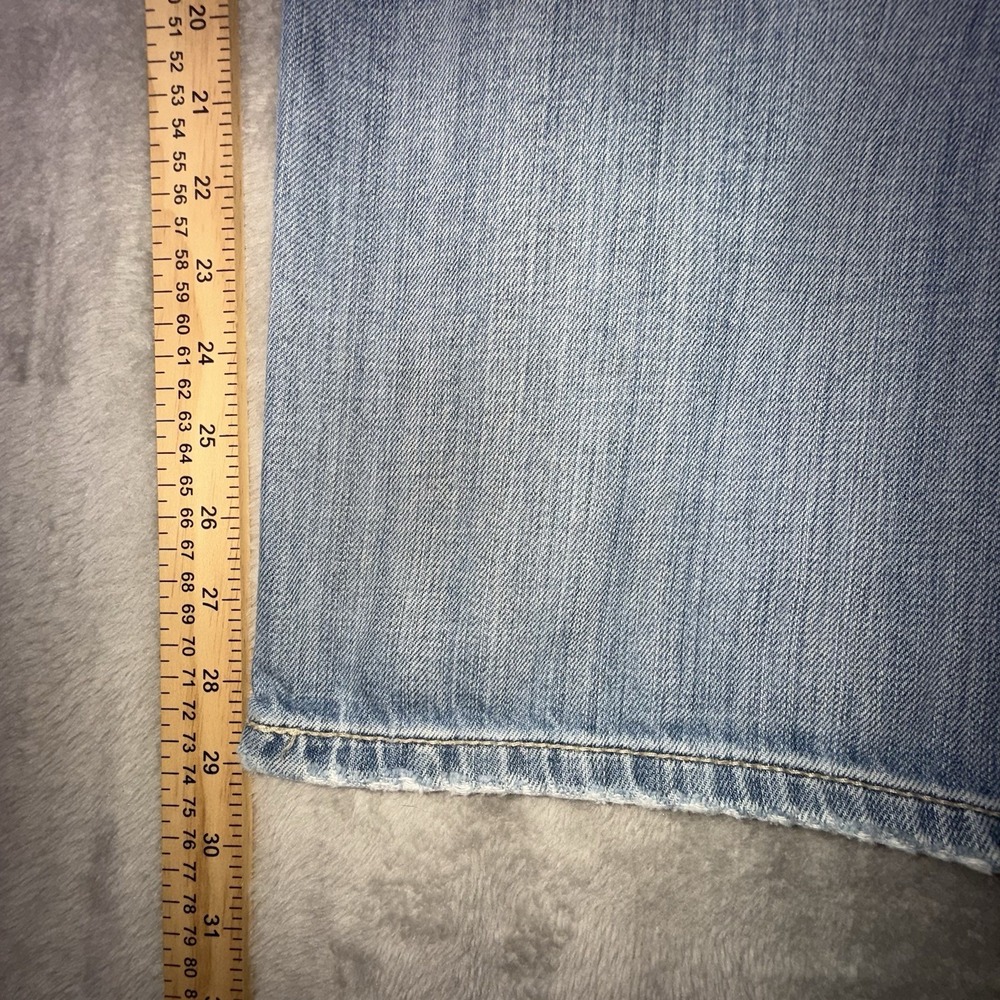 BKE Jeans Mens 34x30 Tyler Bootcut Distressed Whiskered Western Cowboy Buckle - Picture 11 of 16